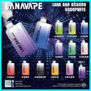 LANA拉娜 6000口 拋棄式電子煙丨 一次性超涼款丨蒸氣霧化