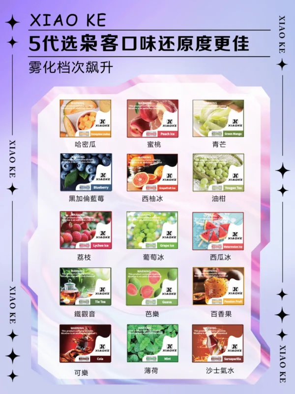 XIAOKE 梟客五代煙彈丨適用 RELX 四代丨五代主機丨台灣電子煙現貨：圖片 2